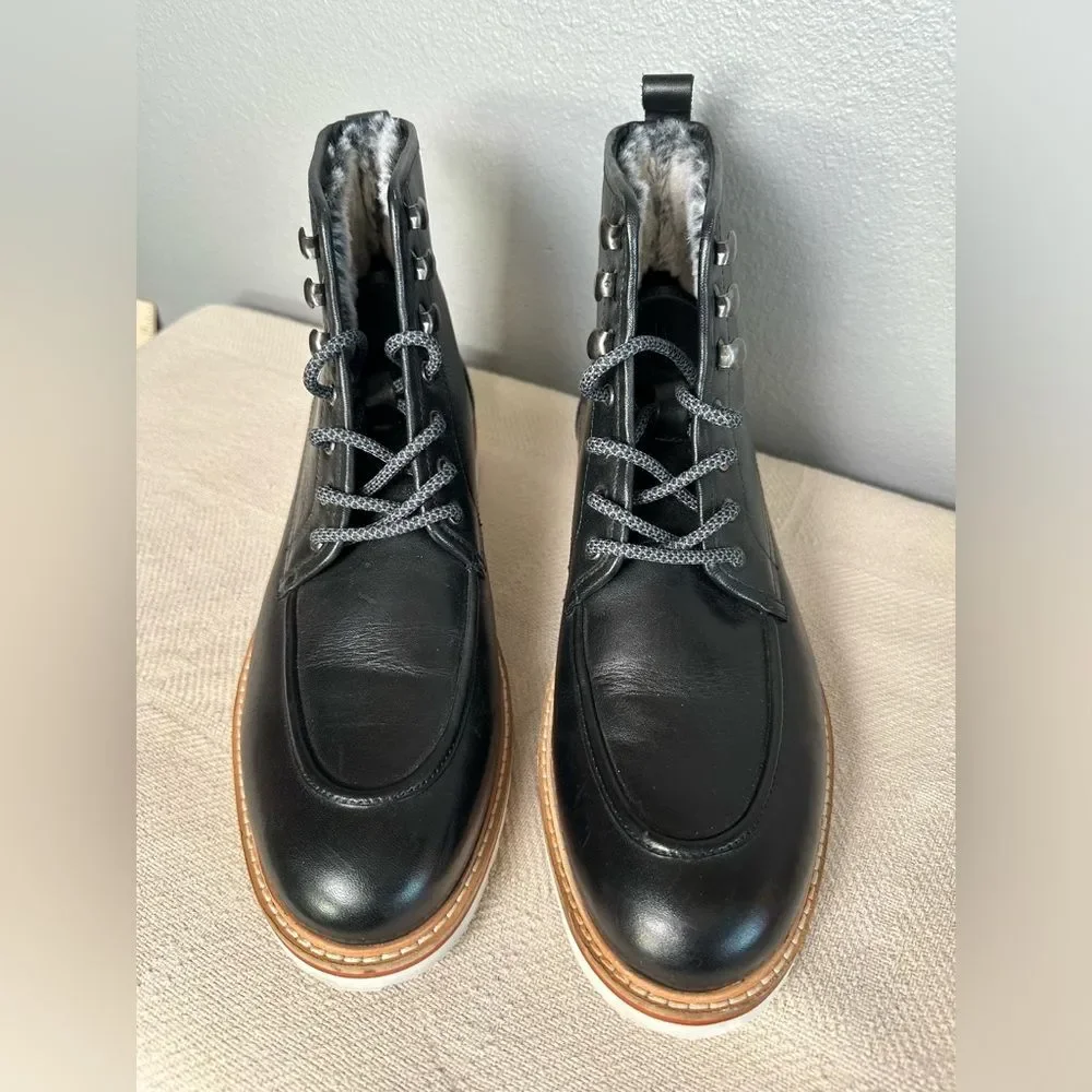 Vintage Foundry Jimara Leather Boots Winter Black Men’s Sz 8 Excellent!
